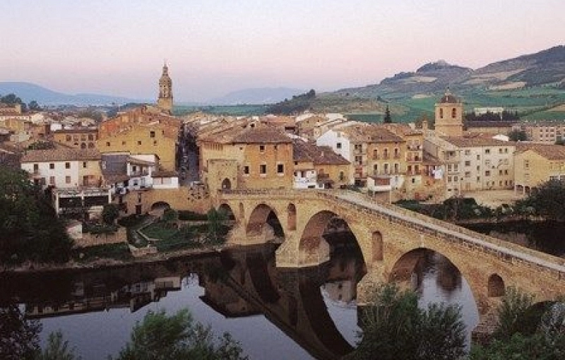 The Roman Bridge of Estella on the Camino de Santiago